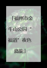 福州市金牛山公园“福道”夜色旖旎