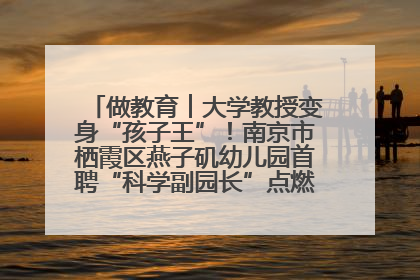 做教育︱大学教授变身“孩子王”！南京市栖霞区燕子矶幼儿园首聘“科学副园长”点燃萌娃科学梦