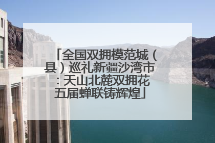 全国双拥模范城（县）巡礼新疆沙湾市：天山北麓双拥花 五届蝉联铸辉煌