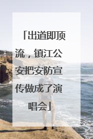 出道即顶流，镇江公安把安防宣传做成了演唱会