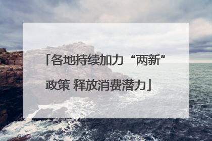 各地持续加力“两新”政策 释放消费潜力