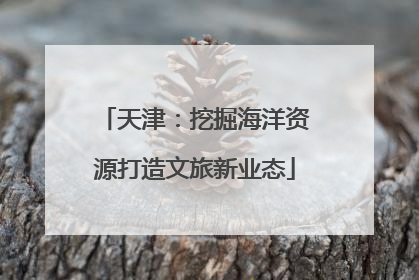 天津：挖掘海洋资源打造文旅新业态