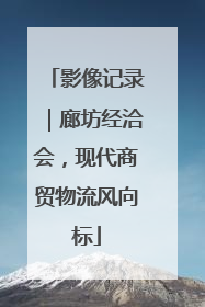 影像记录｜廊坊经洽会，现代商贸物流风向标