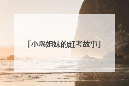 小岛姐妹的赶考故事