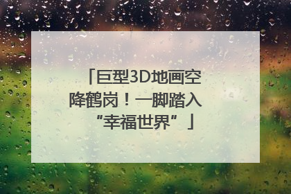 巨型3D地画空降鹤岗！一脚踏入“幸福世界”
