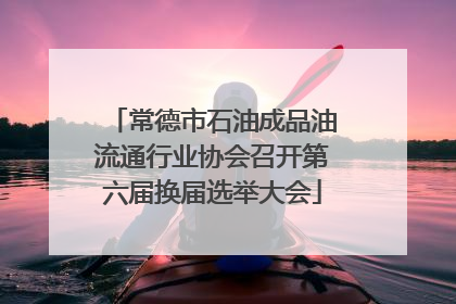 常德市石油成品油流通行业协会召开第六届换届选举大会
