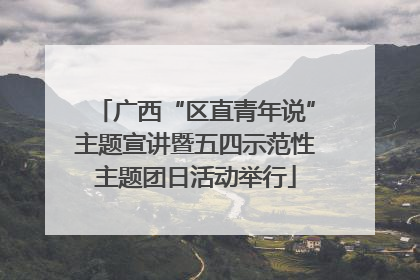 广西“区直青年说”主题宣讲暨五四示范性主题团日活动举行
