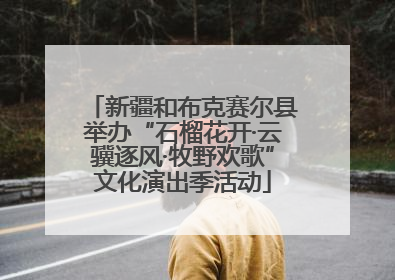 新疆和布克赛尔县举办“石榴花开·云骥逐风·牧野欢歌”文化演出季活动