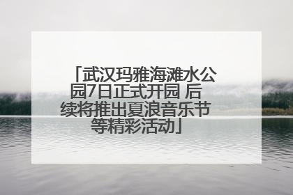 武汉玛雅海滩水公园7日正式开园 后续将推出夏浪音乐节等精彩活动
