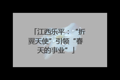 江西乐平：“折翼天使”引领“春天的事业”