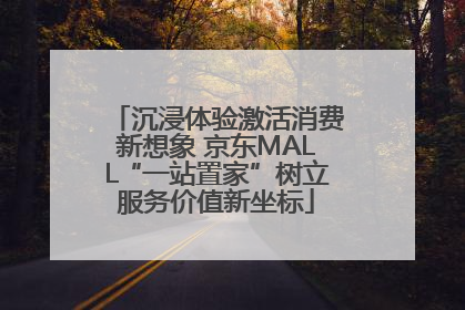沉浸体验激活消费新想象 京东MALL“一站置家”树立服务价值新坐标