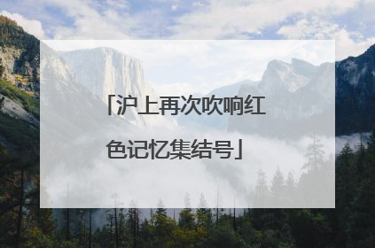 沪上再次吹响红色记忆集结号