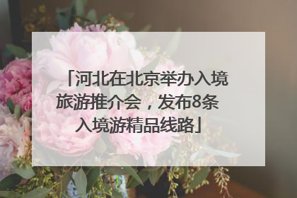 河北在北京举办入境旅游推介会，发布8条入境游精品线路
