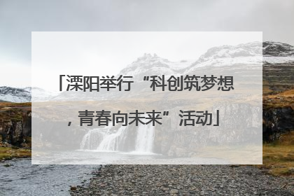 溧阳举行“科创筑梦想，青春向未来”活动