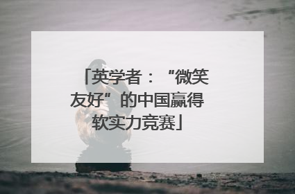 英学者：“微笑友好”的中国赢得软实力竞赛