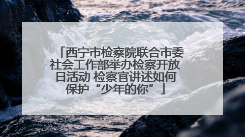 西宁市检察院联合市委社会工作部举办检察开放日活动 检察官讲述如何保护“少年的你”