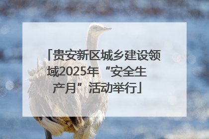 贵安新区城乡建设领域2025年“安全生产月”活动举行