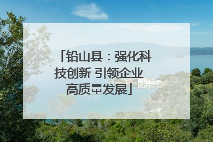 铅山县：强化科技创新 引领企业高质量发展