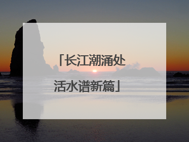 长江潮涌处 活水谱新篇