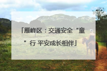雁峰区：交通安全“童”行 平安成长相伴