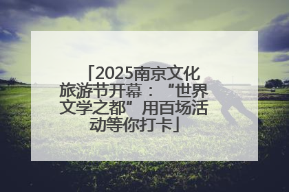 2025南京文化旅游节开幕：“世界文学之都”用百场活动等你打卡