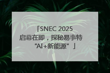 SNEC 2025启幕在即，探秘易事特“AI+新能源”